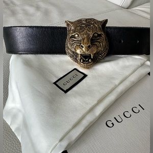 AUTHENTIC GUCCI FELINE BELT